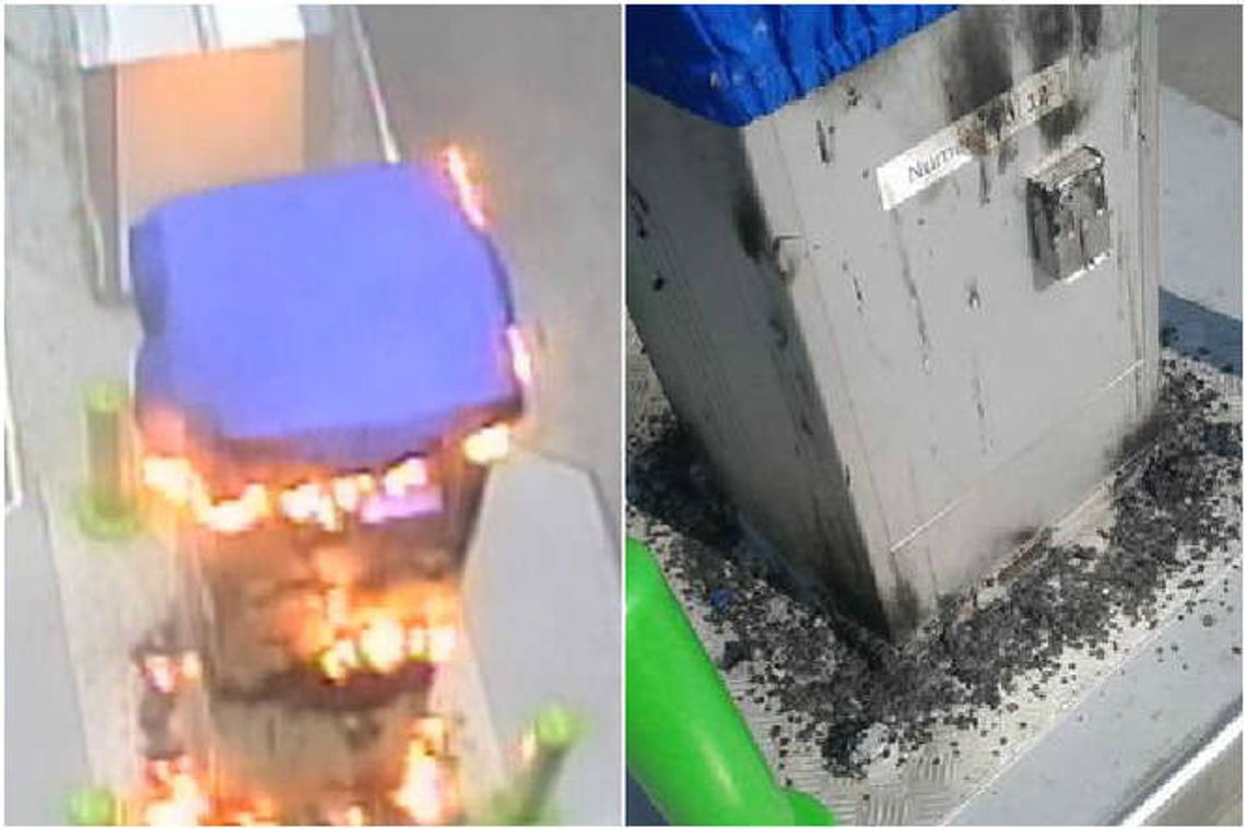 Ul. Łęczyńska: 50-latek podpalił terminal na stacji benzynowej (wideo)