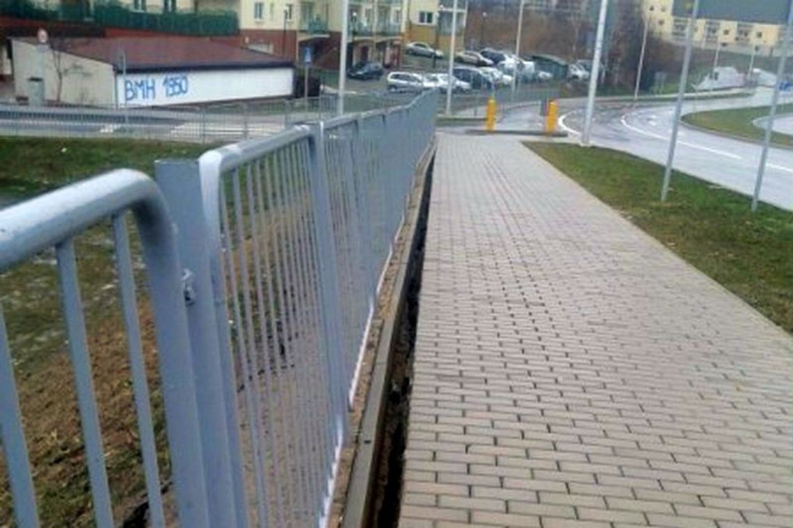 Ul. Węglarza: Feralny chodnik znowu do poprawki