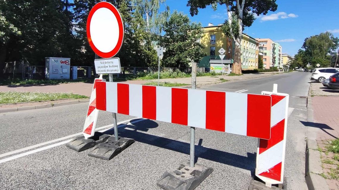 Ulica do przebudowy, drzewa do wycinki 