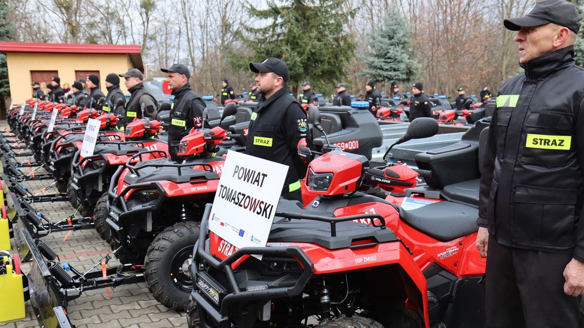 Unijne quady dla strażaków. Kolejna partia przekazana Unijne quady dla strażaków. Kolejna partia przekazana