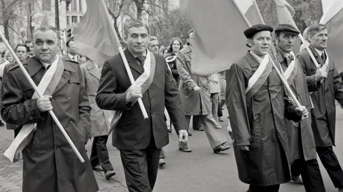 Uroczyste pochody pierwszomajowe. Jak kiedyś obchodzono 1-maja w Lublinie 