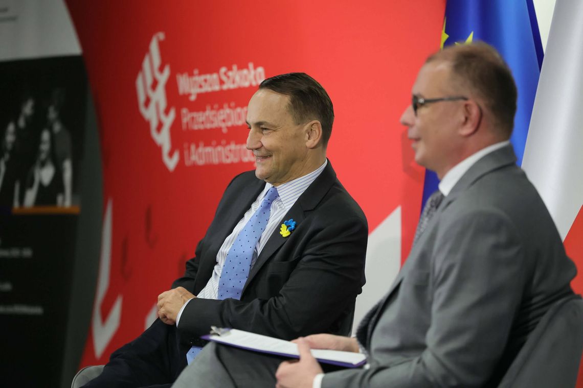 Urodziny minister Sikorski spędził na WSPA. „Lublin nigdy nie padł”