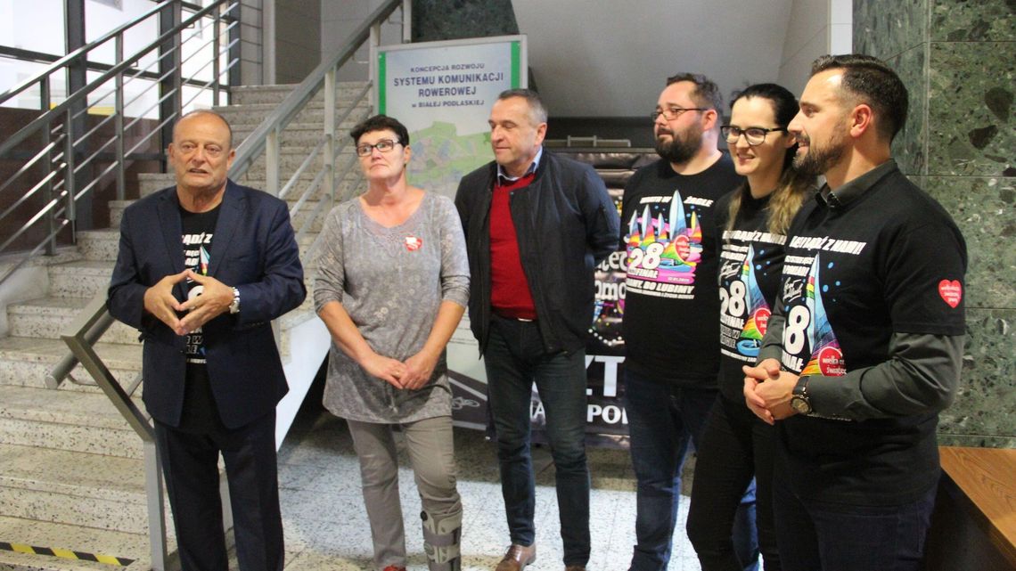 Urząd Miasta w Białej Podlaskiej przyjął sztab WOŚP w swoje progi Urząd Miasta w Białej Podlaskiej przyjął sztab WOŚP w swoje progi