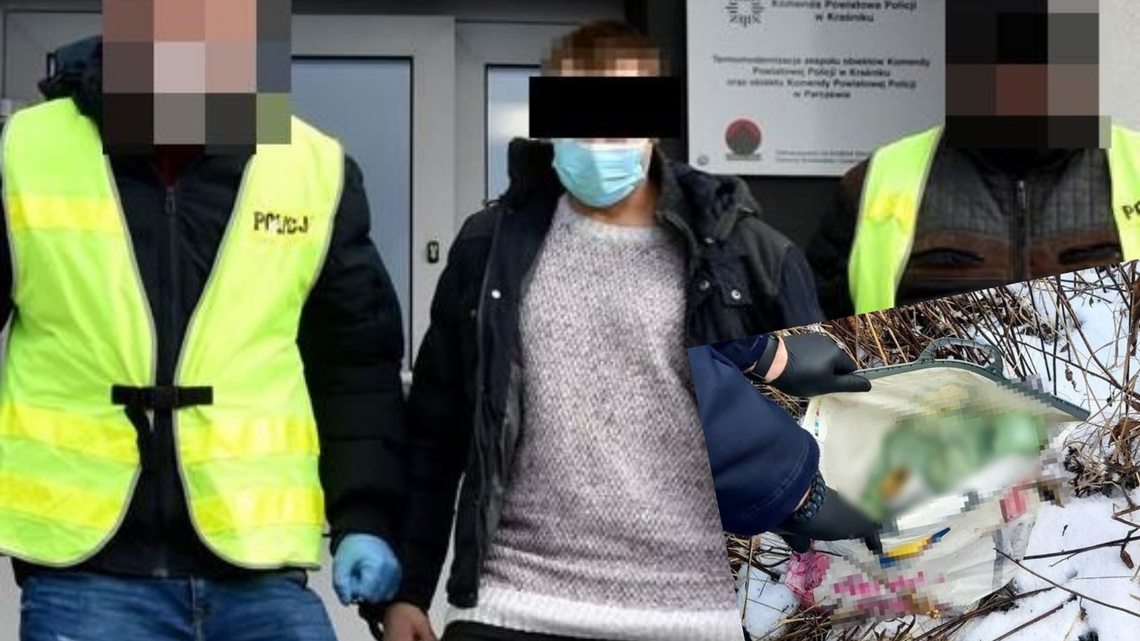 Urządził w domu krwawą rzeź. Martwego psa wyniósł w reklamówce