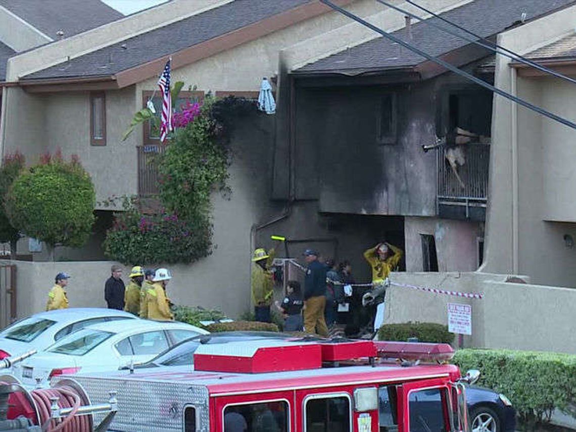 USA: Samolot spadł na dom w Los Angeles. Dwie osoby nie żyją