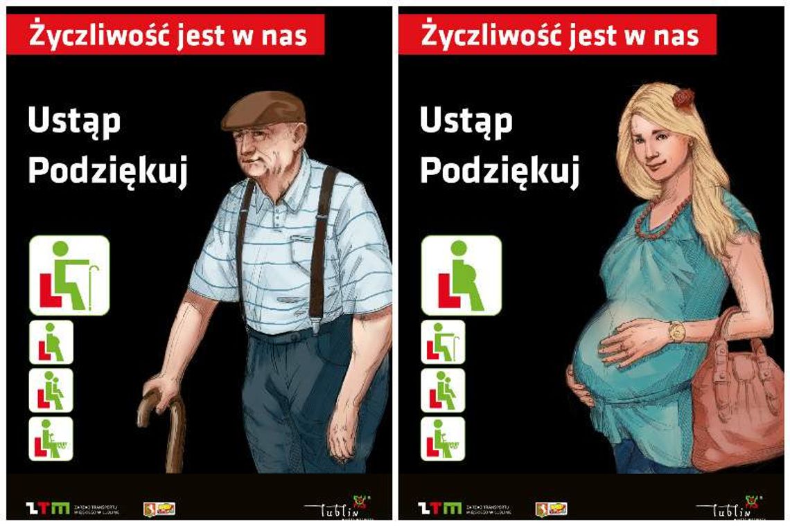 Ustąp miejsca w autobusie. Kampania w Lublinie