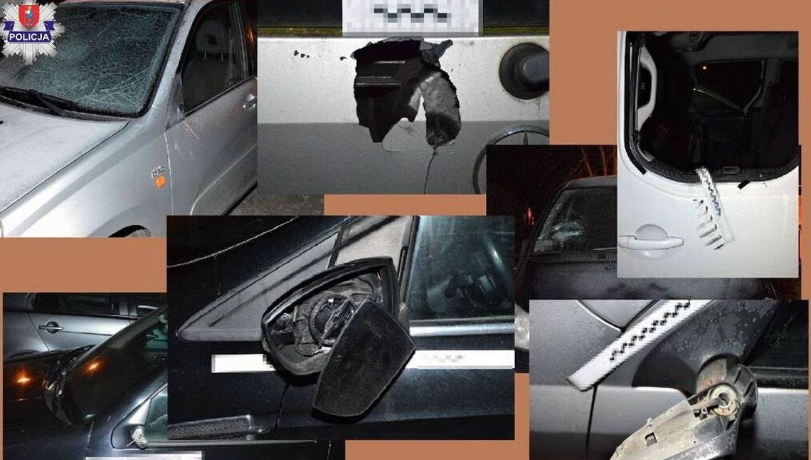 Uszkodził 8 samochodów i próbował uciekać Uszkodził 8 samochodów i próbował uciekać
