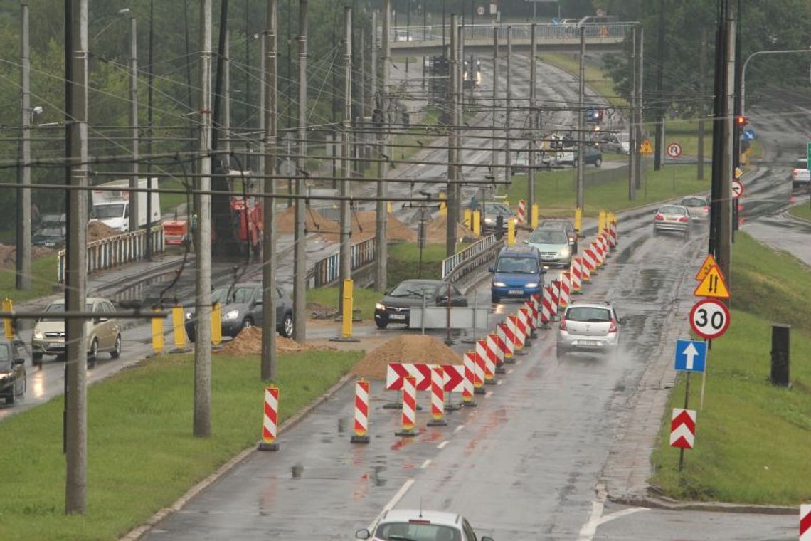 Utrudnienia na Czubach: Uliczny slalom obok wiaduktów Utrudnienia na Czubach: Uliczny slalom obok wiaduktów