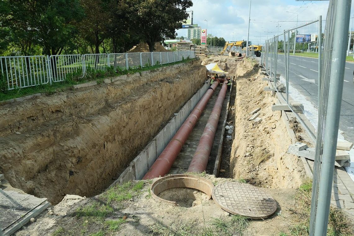 Utrudnienia na ul. Wileńskiej w Lublinie. Rusza remont sieci ciepłowniczej LPEC