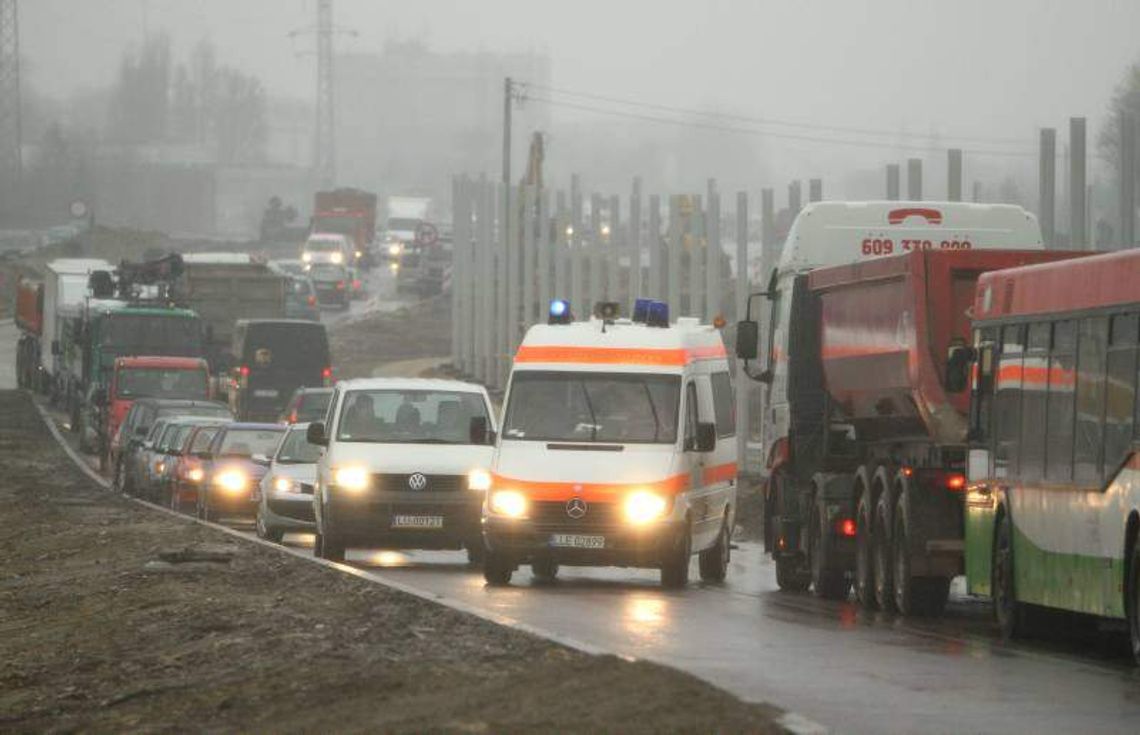 Uwaga kierowcy, ul. Turystyczna w Lublinie zamknięta. Korki!
