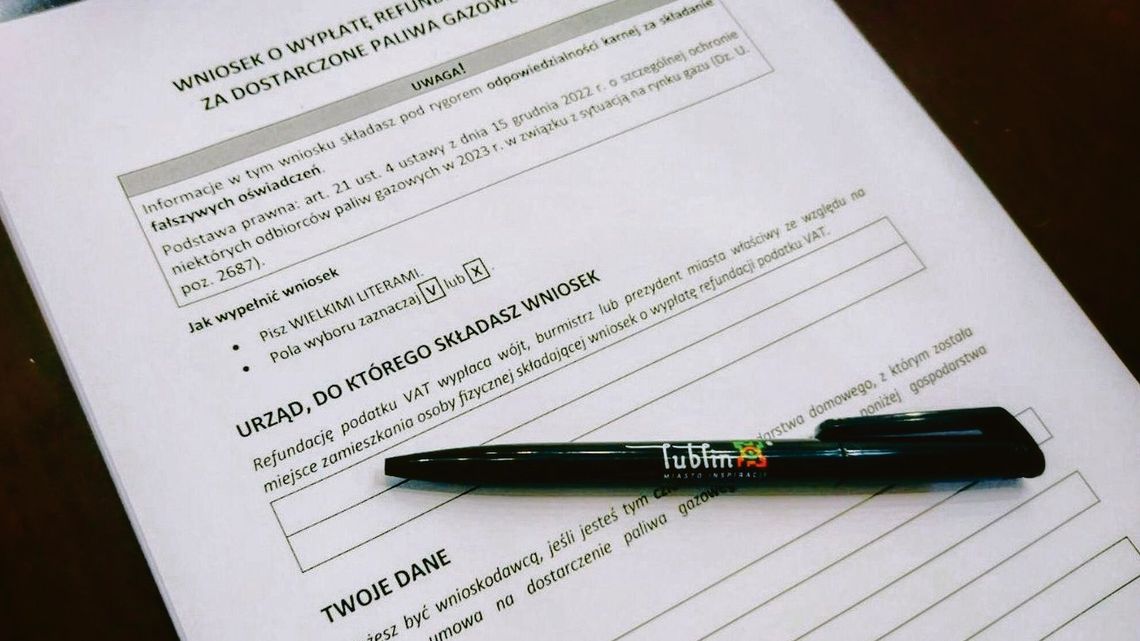 VAT za gaz. Można już składać wnioski VAT za gaz. Można już składać wnioski