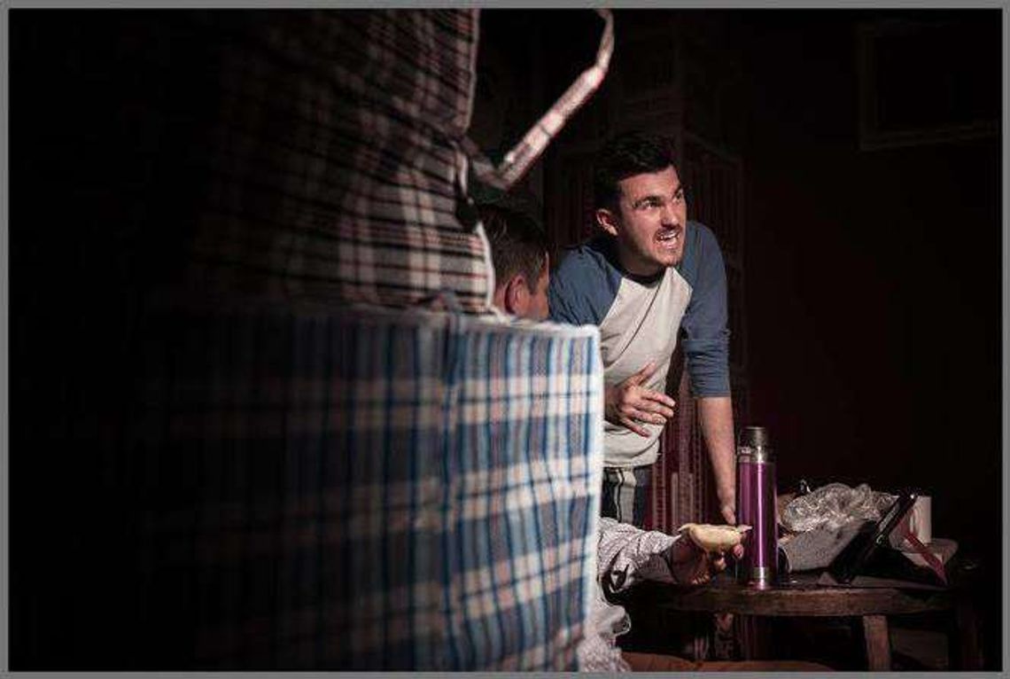 "Videoblog" Łukasza Szampanka Szymanka w kawiarni Le'Żak