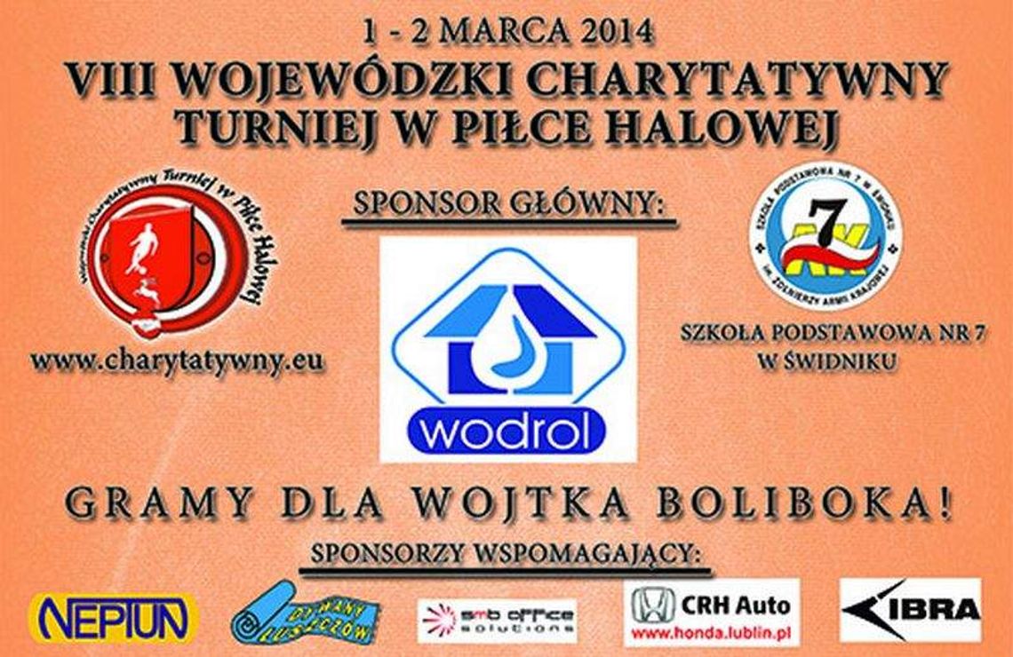VIII Wojewódzki Charytatywny Turniej w Piłce Nożnej Halowej w weekend w Świdniku