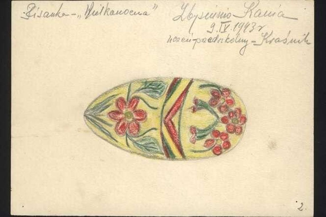 W 1943 r. przedszkolaki narysowały kartki dla jeńców wojennych. Po latach dzieci zrobiły swoją akcję