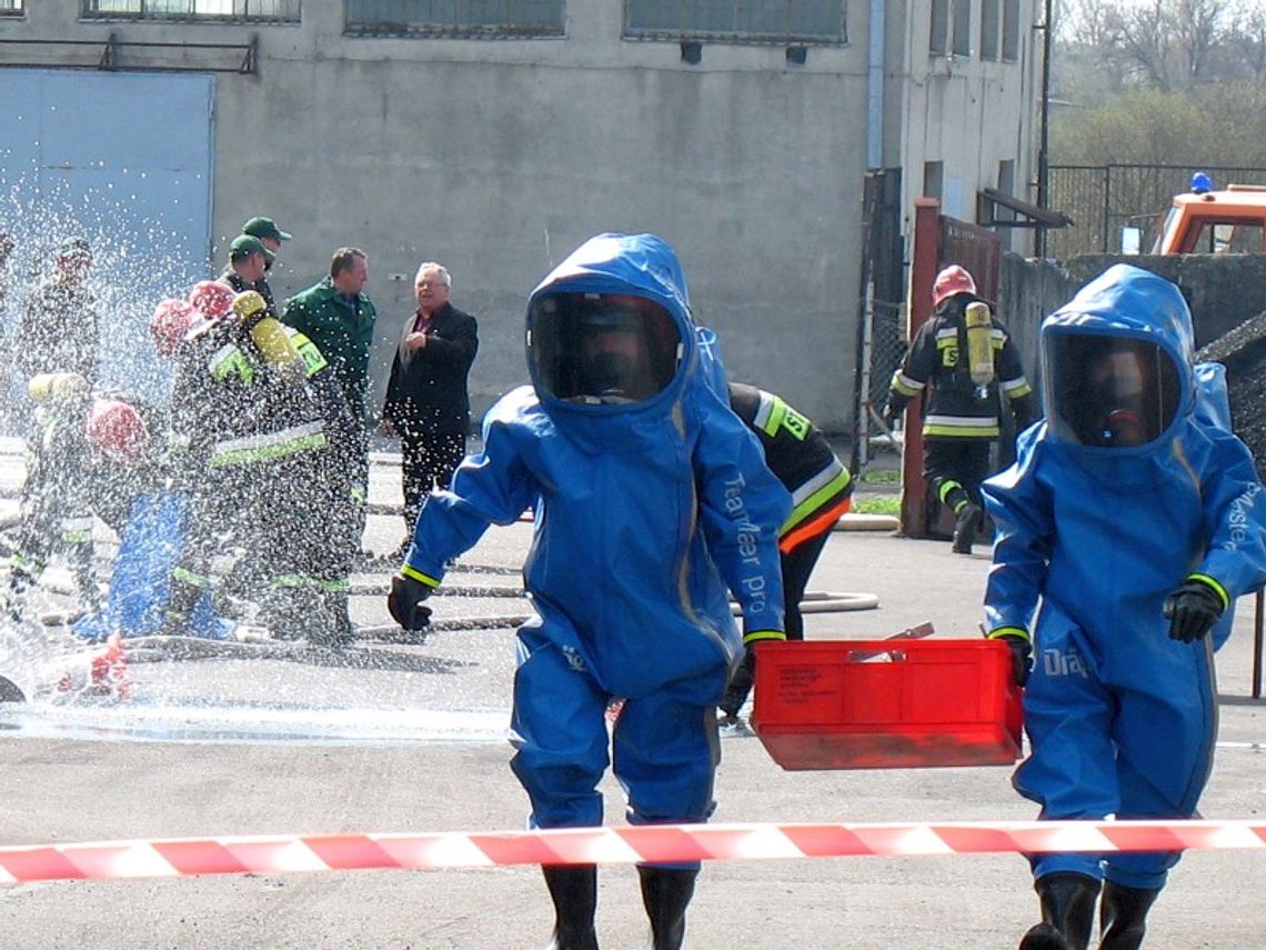 W Białej Podlaskiej walczyli z wyciekiem amoniaku