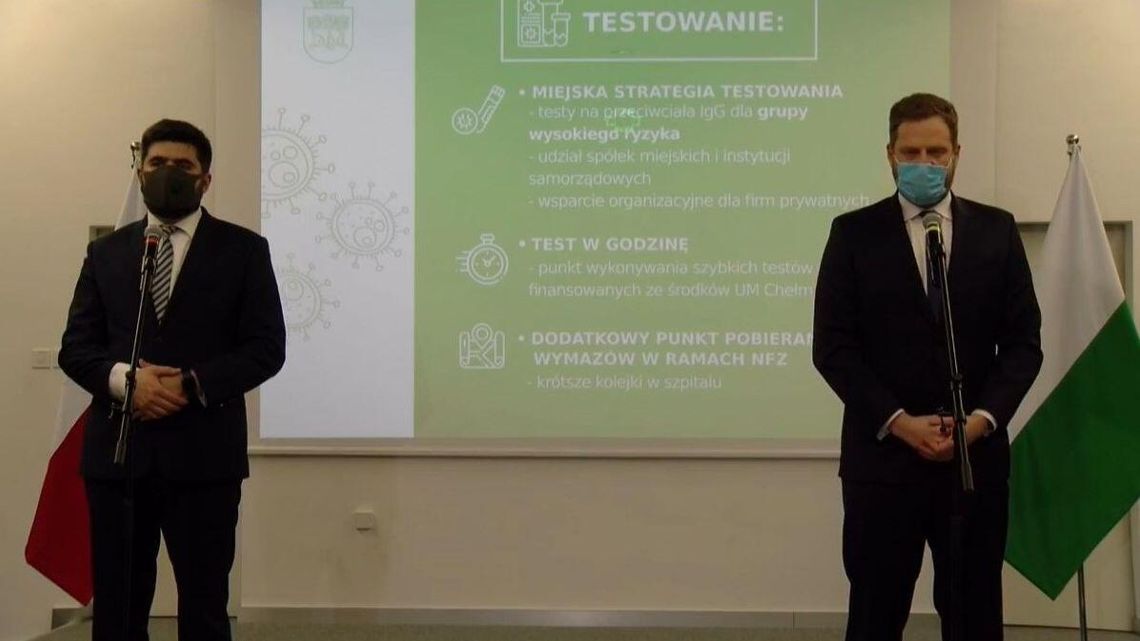 W Chełmie chcą przetestować każdego, kto musi chodzić do pracy