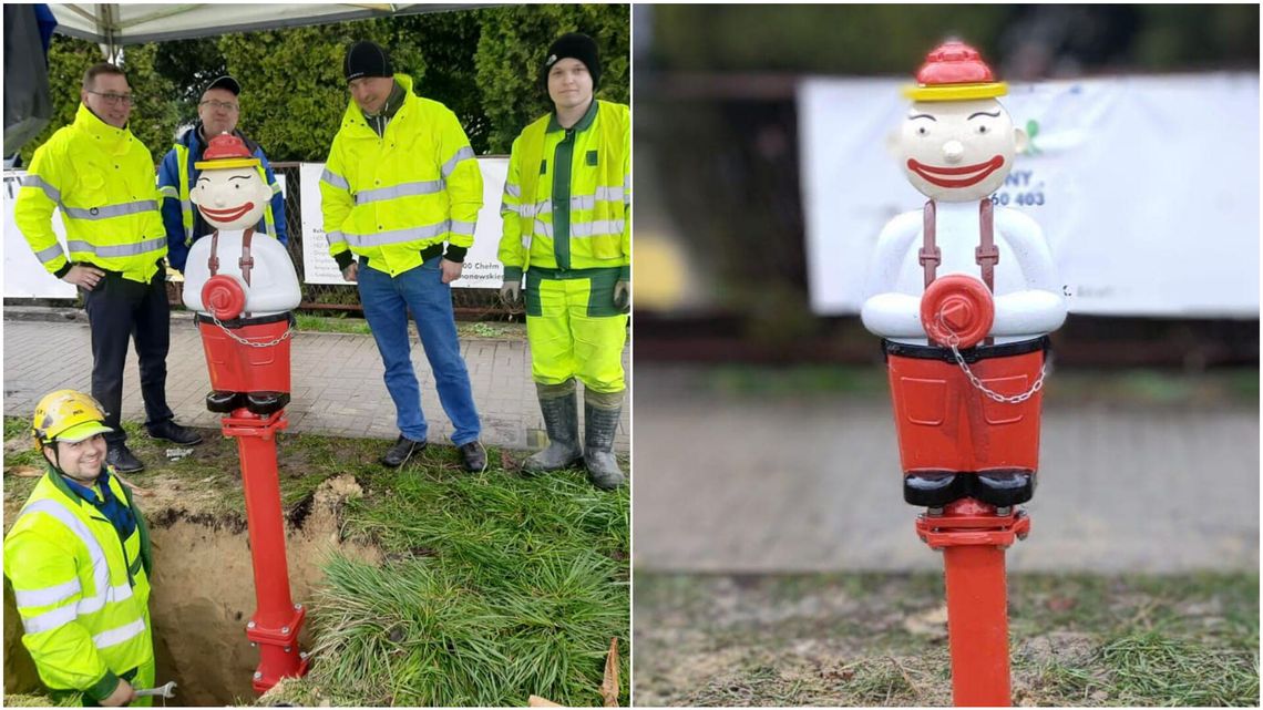 W Chełmie pojawił się uśmiechnięty klaun. Z „Pawełka” popłynie woda