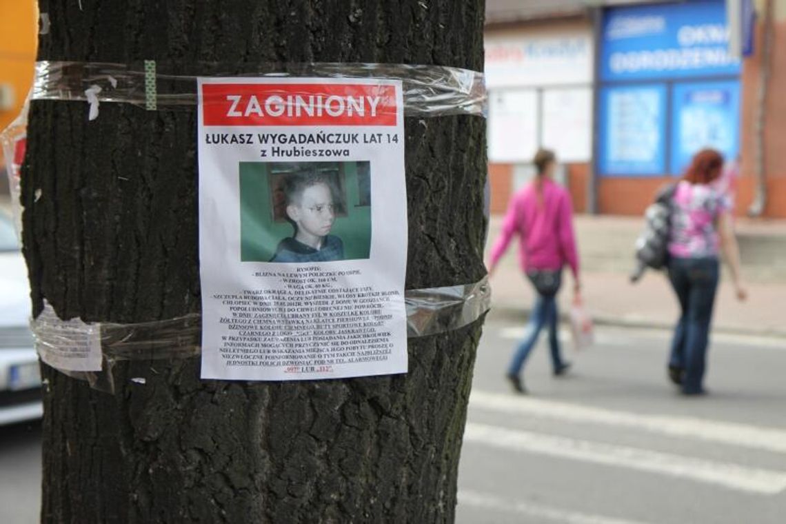 W Chełmie też nie ma 14-letniego Łukasza. Szukają dalej