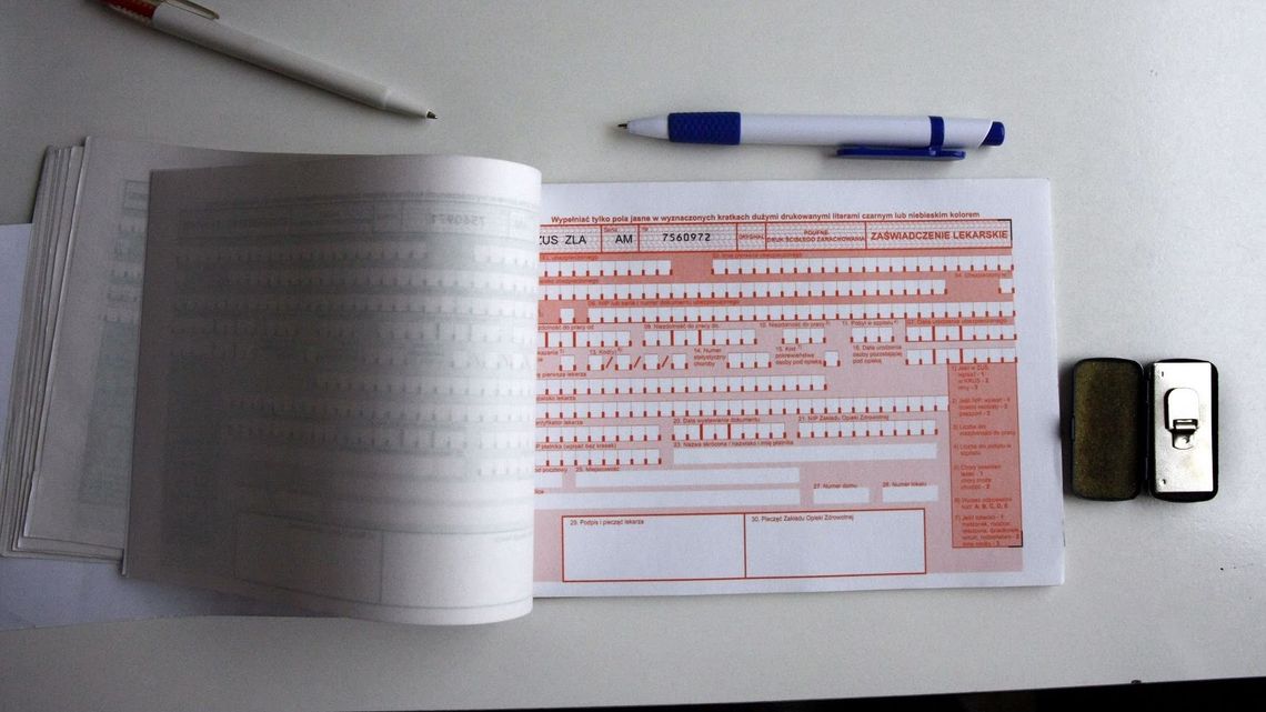 W lipcu lekarze w woj. lubelskim wystawili tylko 13 papierowych zwolnień