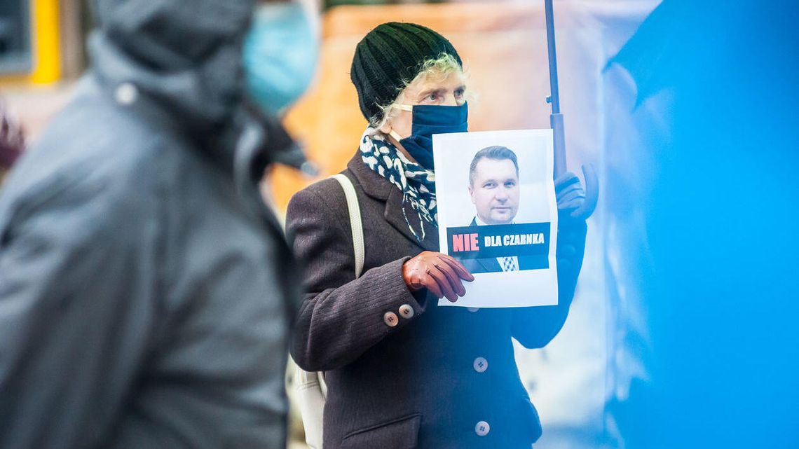 W Lublinie protest przeciwko nominacji dla Przemysława Czarnka. Były porównania do Giertycha