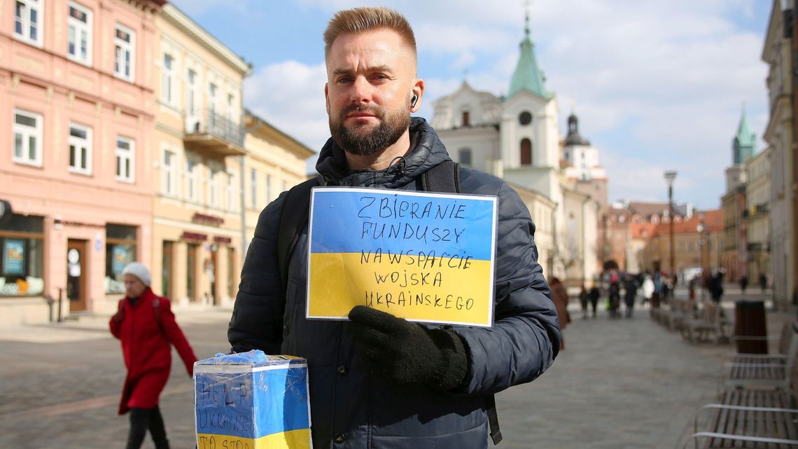 W Lublinie zbiera pieniądze dla ukraińskiego wojska. I szykuje się do wyjazdu na front