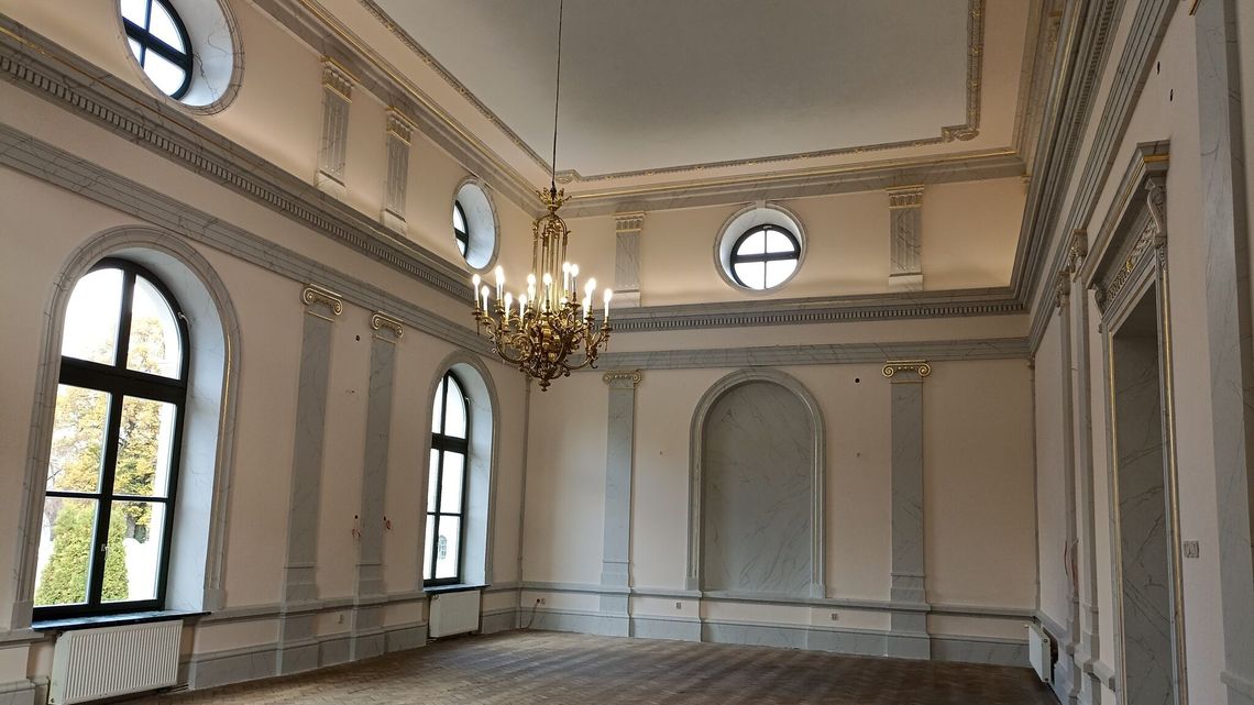 W Metropolitalnym Seminarium Duchownym. Pozłocenia i kolory zgodne z oryginałem 