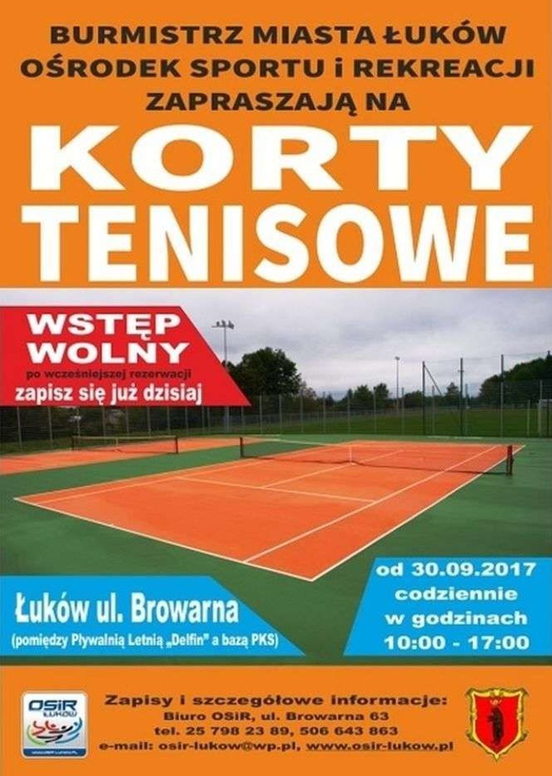 W mieście powstały nowe korty tenisowe. Dla mieszkańców za darmo W mieście powstały nowe korty tenisowe. Dla mieszkańców za darmo