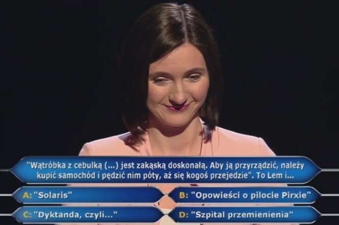 W Milionerach padło pytanie za milion. Znasz odpowiedź?
