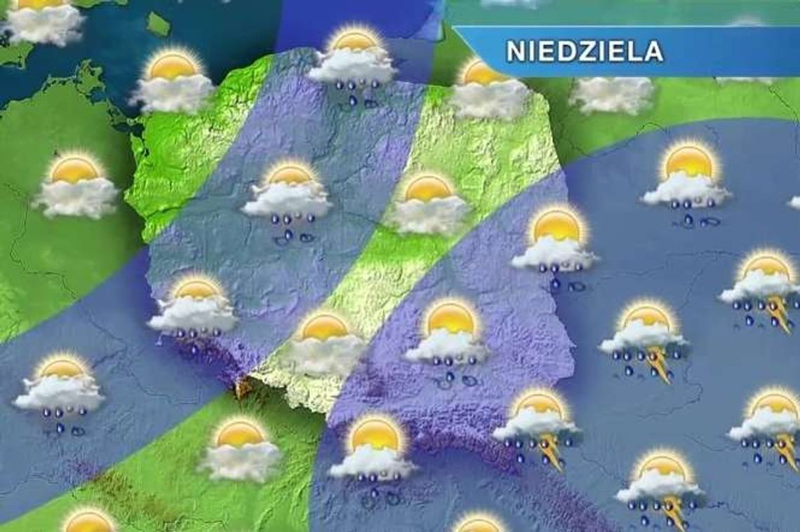 W najbliższych dniach przelotny deszcz i niewiele ponad 20 stopni