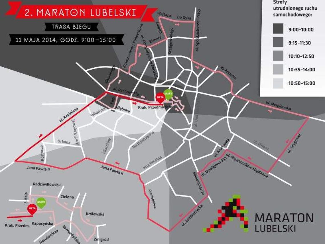 W niedzielę odbędzie się II Maraton Lubelski. Zapisy wciąż trwają