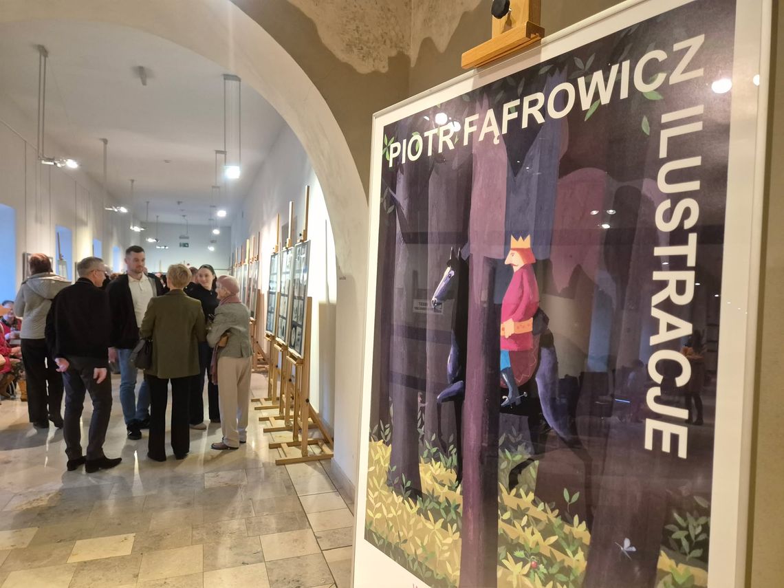 W podróży przez obrazy. Wernisaż ilustracji Piotra Fąfrowicza