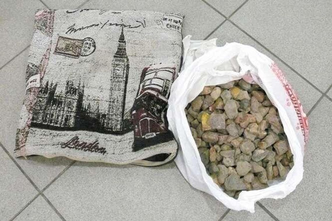 W poduszce przemycał bursztyn "do okładania kręgosłupa”