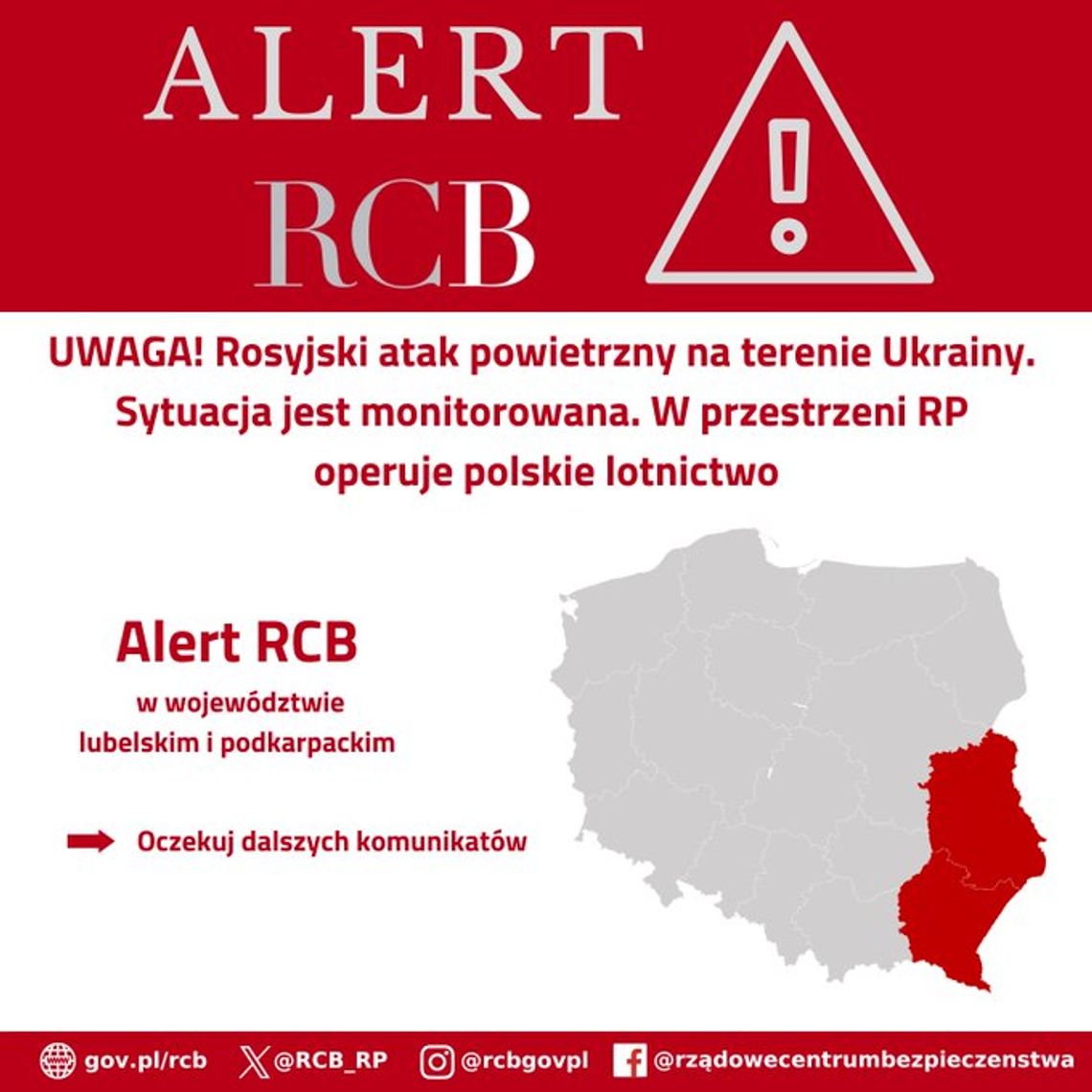 W polskiej przestrzeni operowało lotnictwo W polskiej przestrzeni operowało lotnictwo