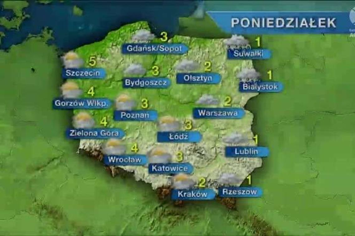 W poniedziałek słońce rozgoni poranne mgły. Temperatura do 5 stopni W poniedziałek słońce rozgoni poranne mgły. Temperatura do 5 stopni