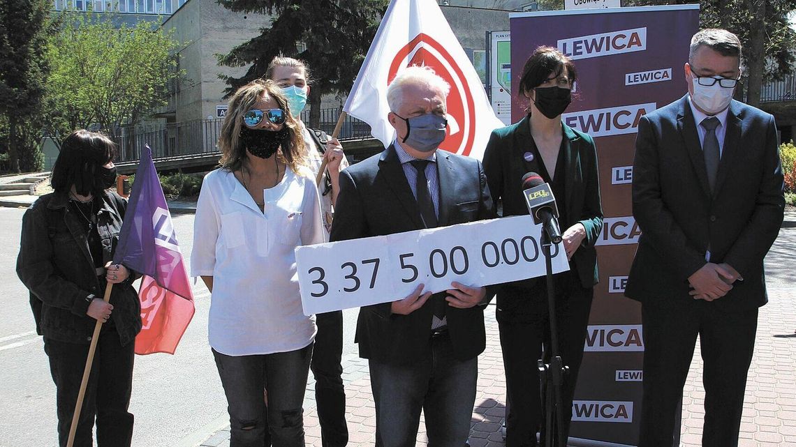 W Puławach Lewica mówiła o pieniądzach dla szpitali powiatowych
