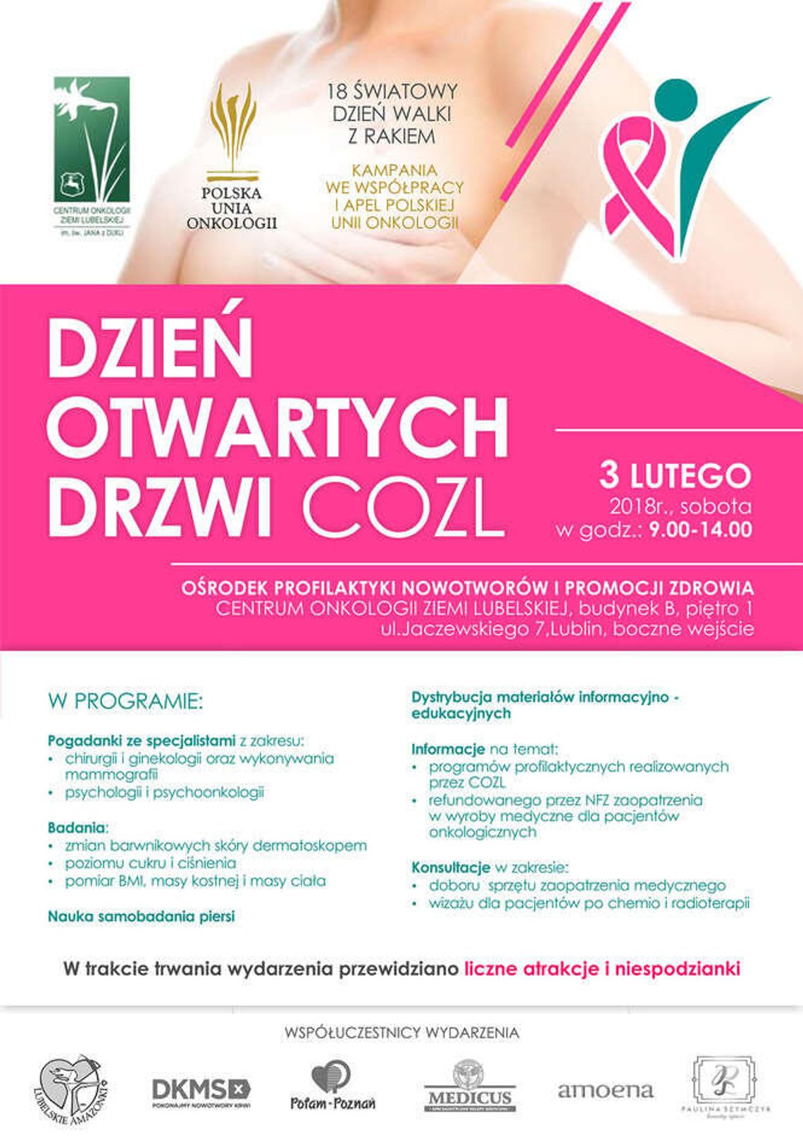 W sobotę w COZL badania profilaktyczne gratis