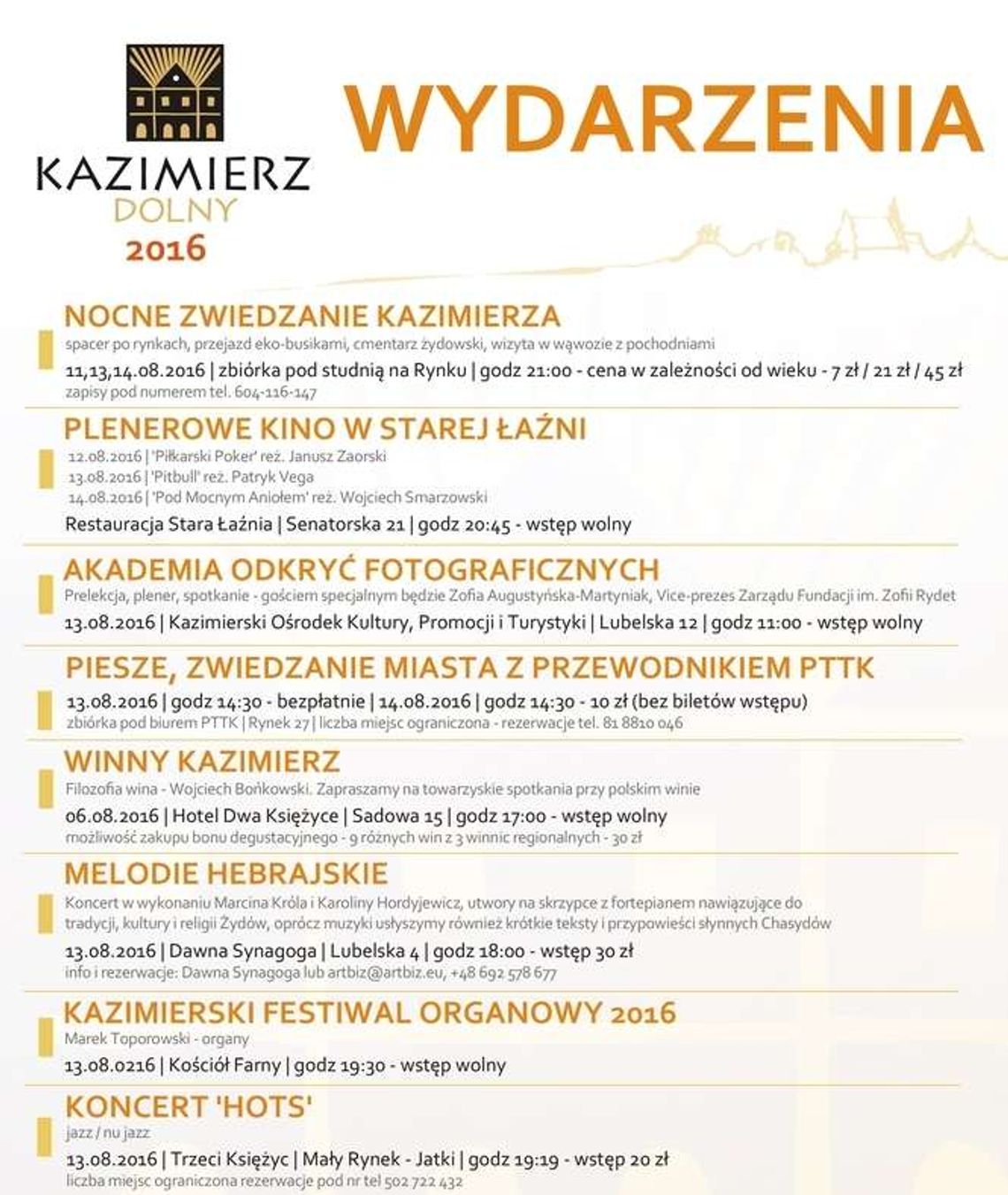 W weekend w Kazimierzu Dolnym