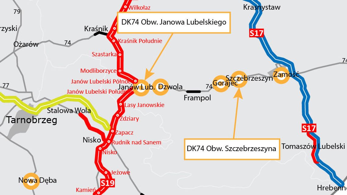 W woj. lubelskim powstaną kolejne dwie obwodnice. Będą miały długość niemal 13 km
