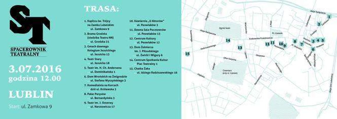 Wakacyjny Spacerownik Teatralny