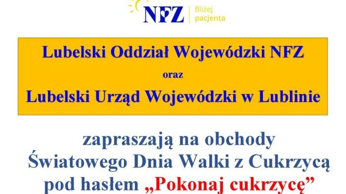 Walcz z cukrzycą. Dziś w Lublinie badania i porady