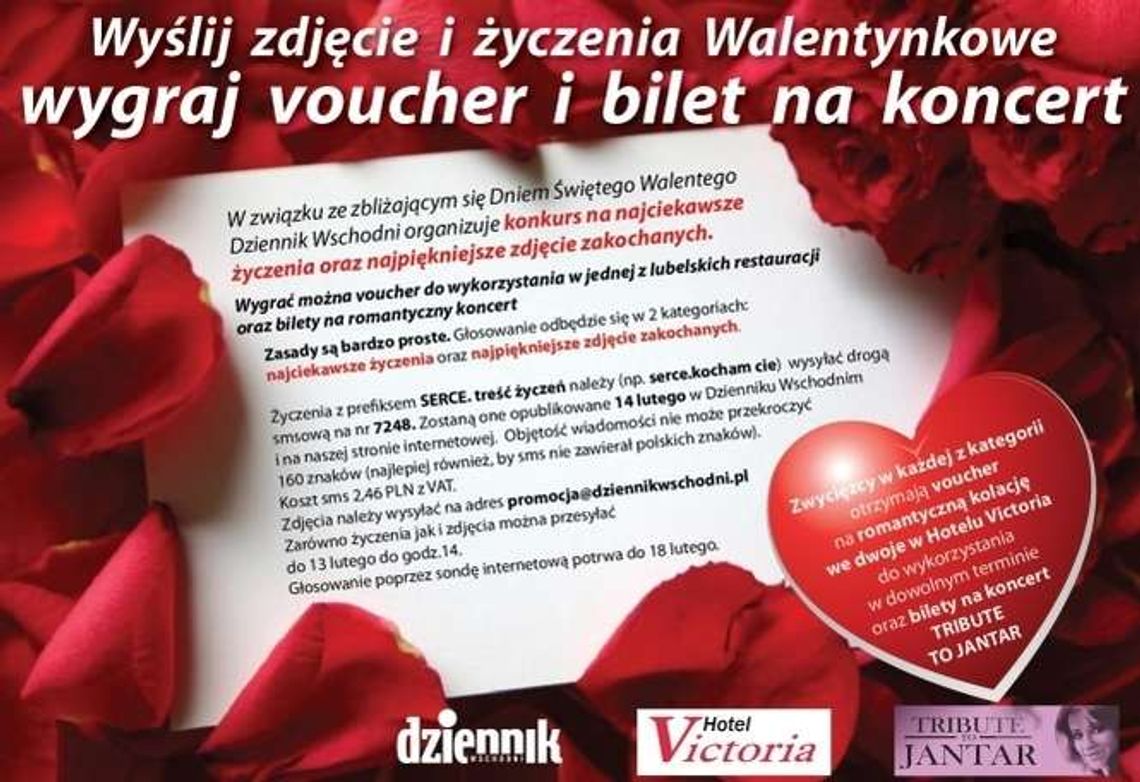 Walentynki: Zagłosuj na zdjęcie i życzenia walentynkowe Walentynki: Zagłosuj na zdjęcie i życzenia walentynkowe