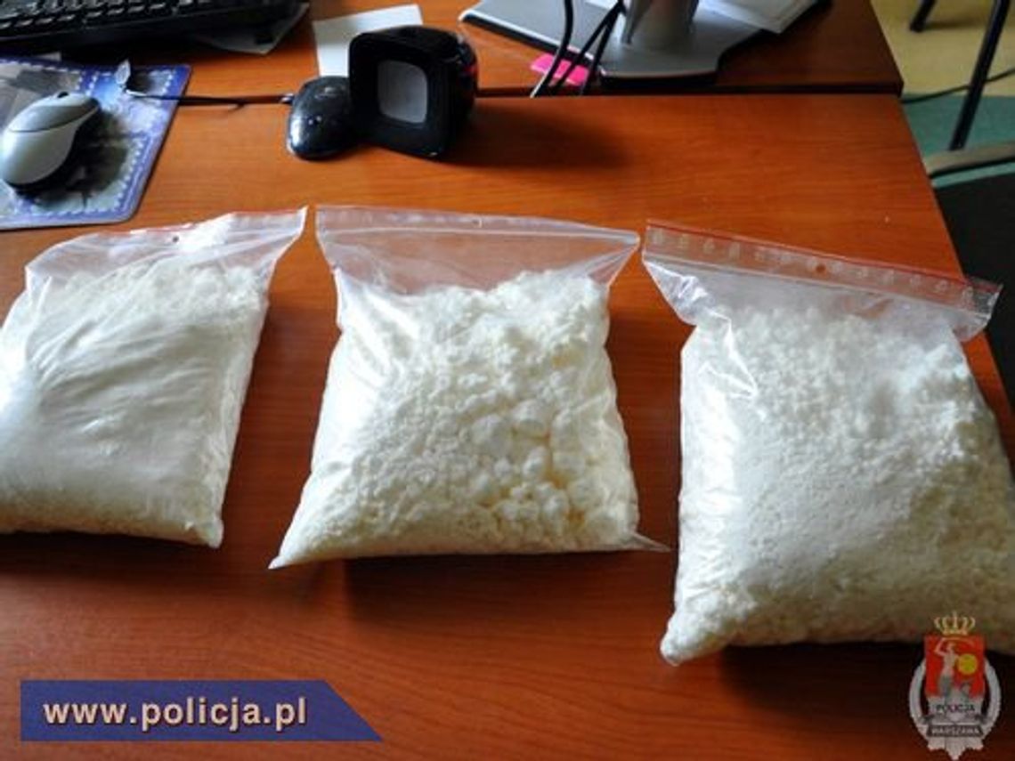 Warszawa: Policjanci przejęli ponad 3 kg amfetaminy; dwóch zatrzymanych