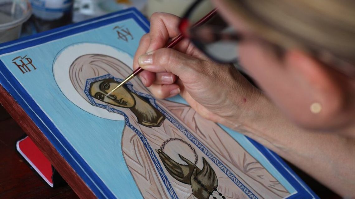 Warsztat pisania ikon w Ogrodzie Botanicznym UMCS Warsztat pisania ikon w Ogrodzie Botanicznym UMCS