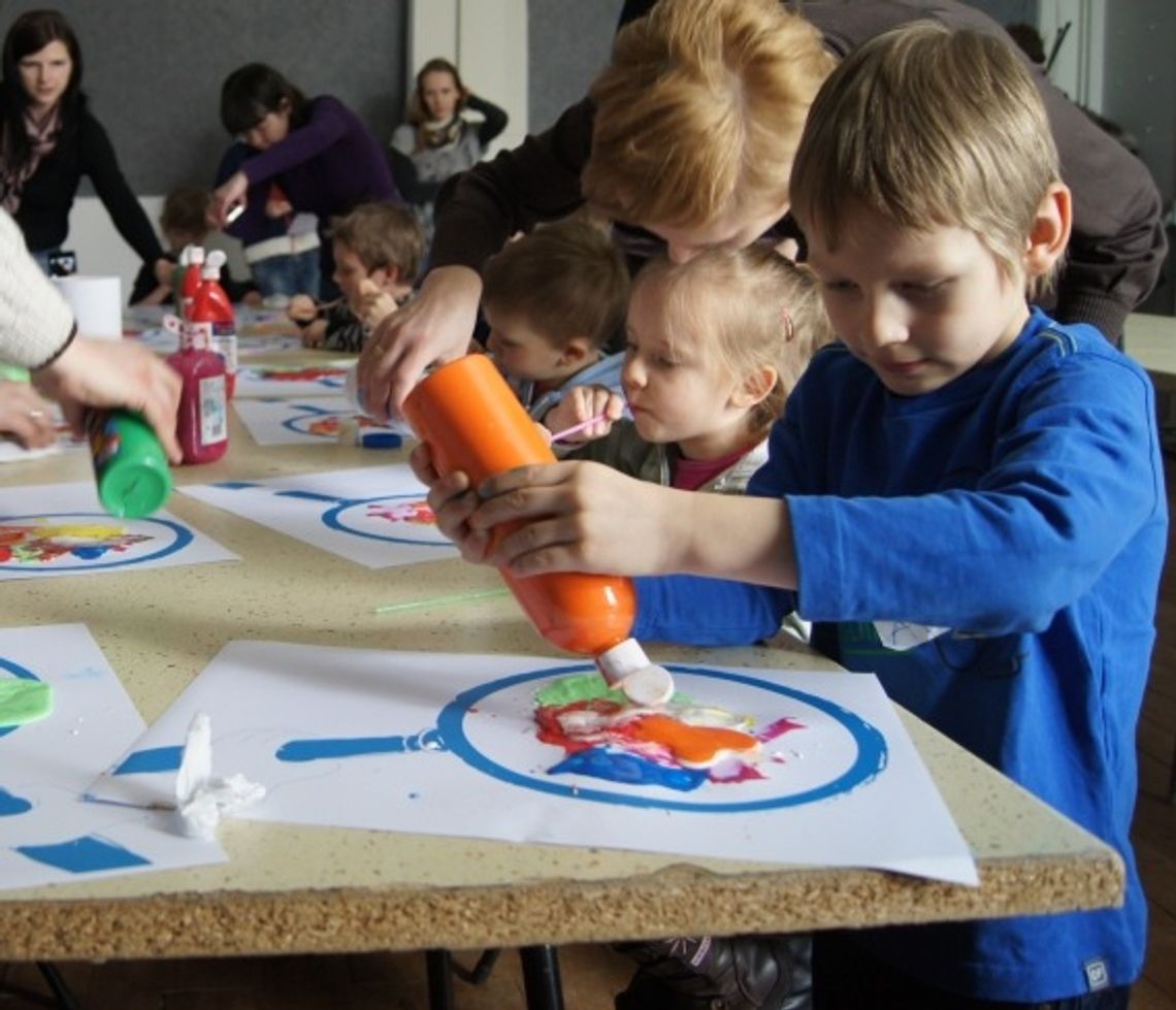 Warsztaty dla dzieci w Galerii Labirynt