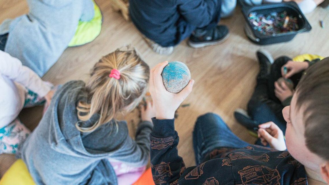 Warsztaty dla dzieci w Galerii Labirynt z tłumaczeniem na język ukraiński