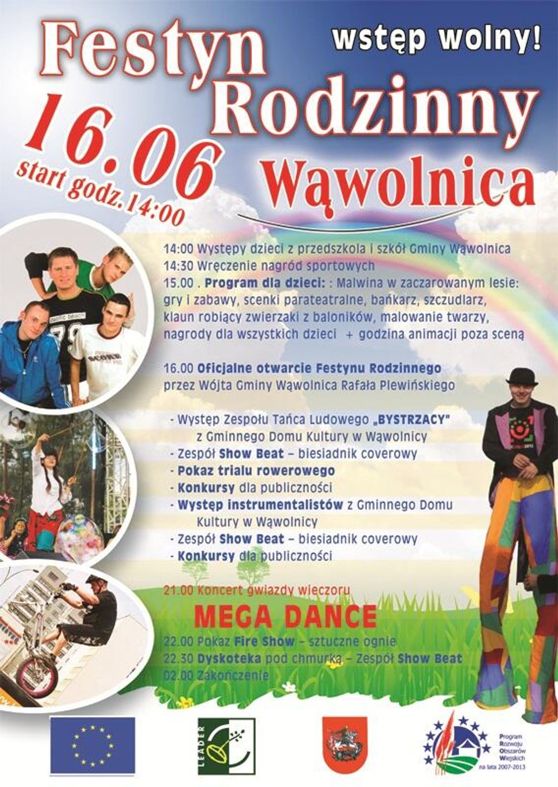 Wąwolnica będzie się bawić z Mega Dance