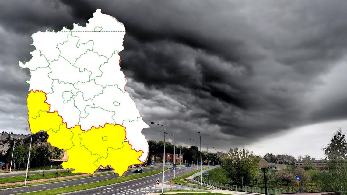 Ważne ostrzeżenie pogodowe dla części regionu. Może być niebezpiecznie