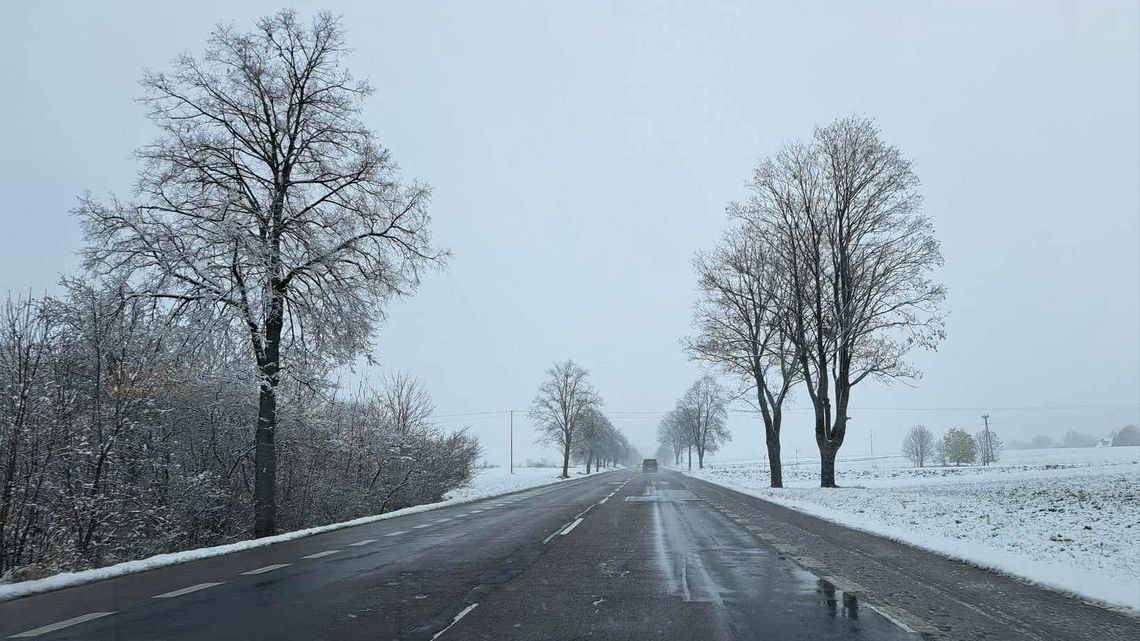 Wciąż ślisko! Ostrzeżenie dla części województwa Wciąż ślisko! Ostrzeżenie dla części województwa