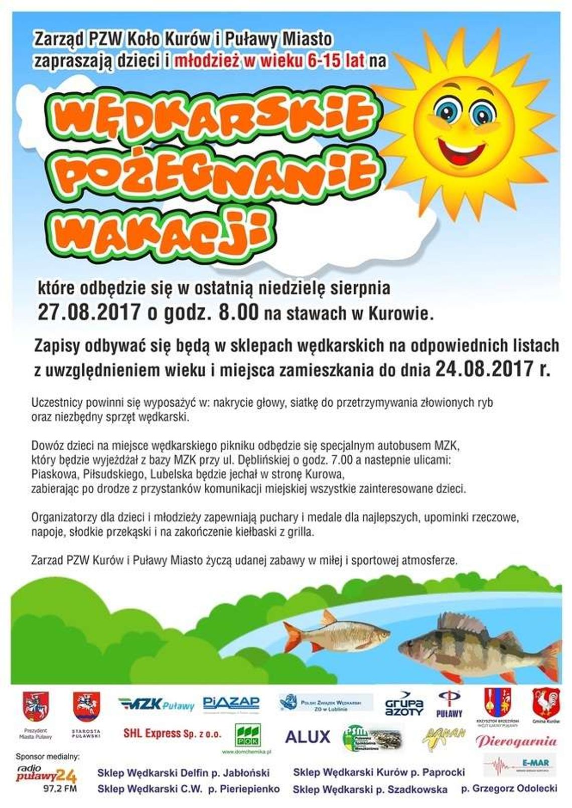 Wędkarskie Pożegnanie Wakacji w Kurowie