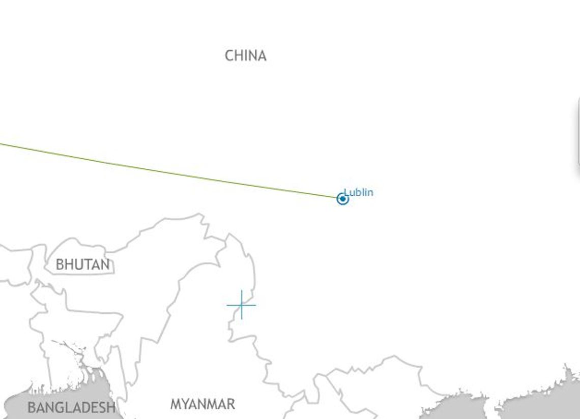 Według lotniska Londyn-Stansted Lublin leży w Chinach